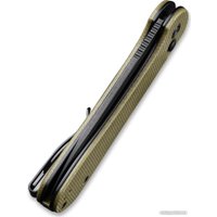 Складной нож Civivi Button Lock Elementum 14C28N Steel Handle C2103B (оливковый)