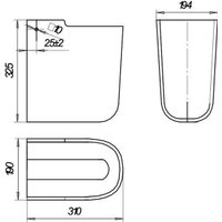 Полупьедестал для умывальника Sanita Luxe Best PD.WH/Best/N/WHT.G/S1 (белый)