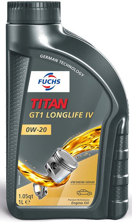 Моторное масло Fuchs Titan GT1 Longlife IV 0W-20 1л