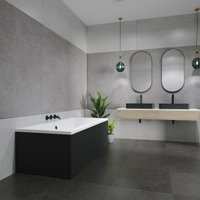 Ванна Lauter Oasis 190х90 21203090 (с ножками и лицевым черным экраном)