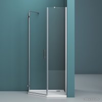 Душевой уголок BelBagno KRAFT-P-1-90-C-Cr-L (прозрачное стекло)