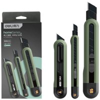 Нож строительный Deli HT4003L 3шт