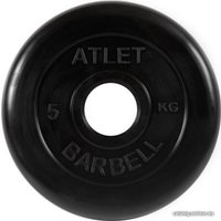 Диск MB Barbell Атлет 51 мм (1x5 кг)