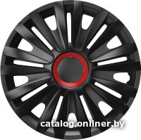 Набор колпаков на диски Versaco Royal R15 RR 15 15ROYALRRB (4 шт, черный/красный)