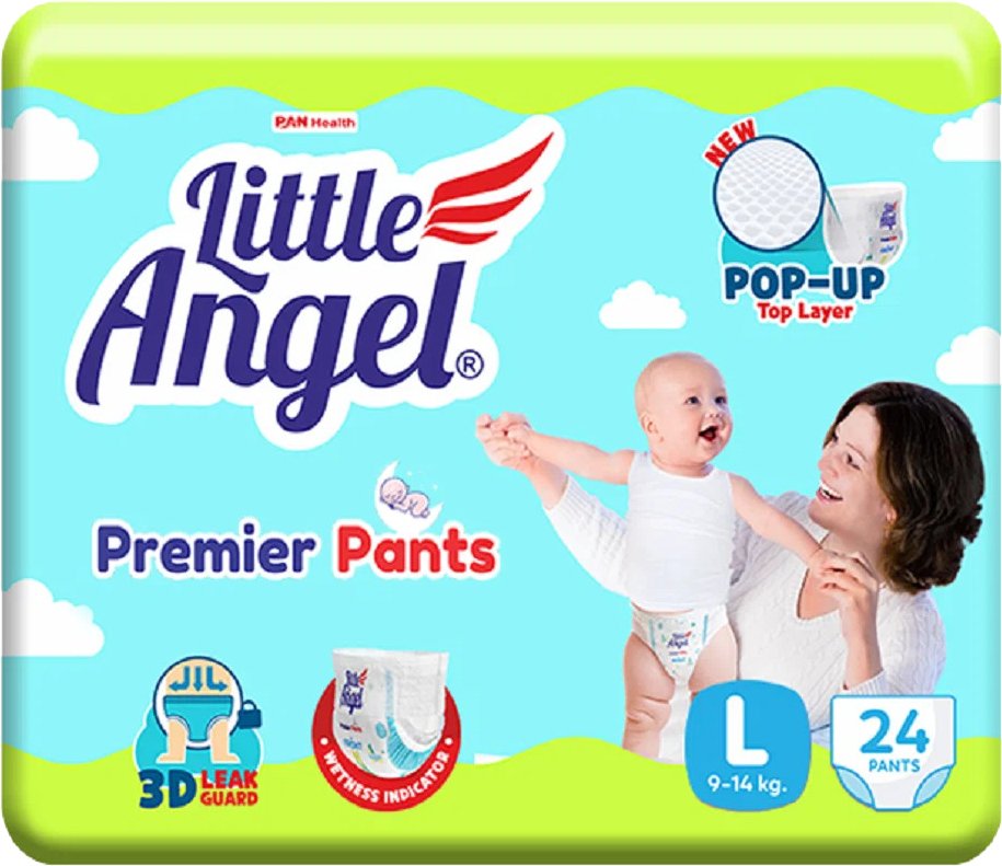 

Трусики-подгузники Little Angel Baby Diaper Pants Premier Large (24 шт)