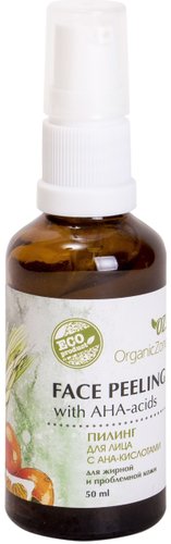  Organic Zone Пилинг Face Peeling с АНА-кислотами для жирн. и пробл. кожи 50мл