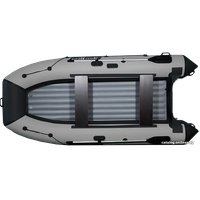 Моторно-килевая лодка RiverBoats 350 НДНД (серый/черный)