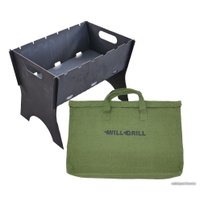 Разборный мангал Will Grill Туристический с сумкой (32х45х35 см)