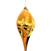 Елочная игрушка GreenTerra Сосулька 60см 202514 (золото)