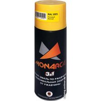 Грунт-эмаль Monarca По ржавчине 3 в 1 RAL 1021 0.52 л (рапсовый желтый)