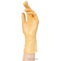 Нитриловые перчатки Adele нитриловые неопудренные 012М (М, 100 шт, золото)