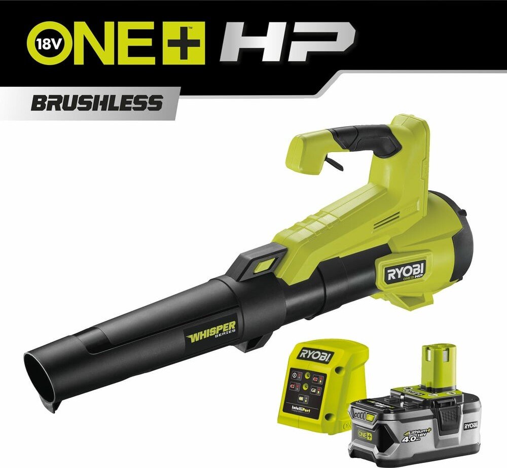 

Ручная воздуходувка Ryobi RY18BLXC-140 5133005357 (с 1-им АКБ)