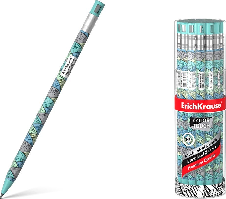 

Механический карандаш Erich Krause ColorTouch Emerald Wave НВ 50835