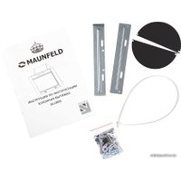 Кухонная вытяжка MAUNFELD Gloria 90 (нержавеющая сталь/черное стекло)