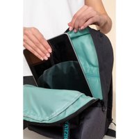 Городской рюкзак Grizzly RXL-327-3 (черный/мятный)