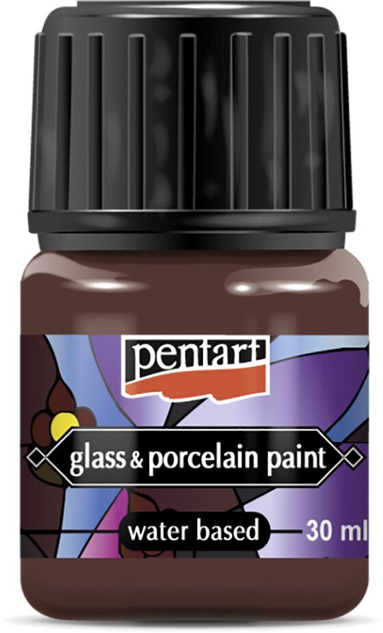 

Краска для стекла и керамики Pentart Glass&Porcelain 30 мл (коричневый)