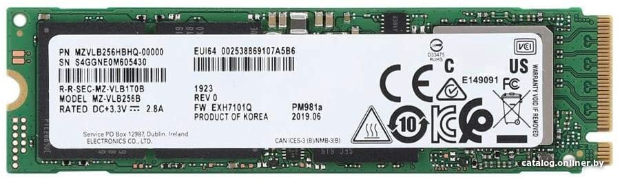 Samsung PM981a 512GB MZVLB512HBJQ SSD купить в Минске