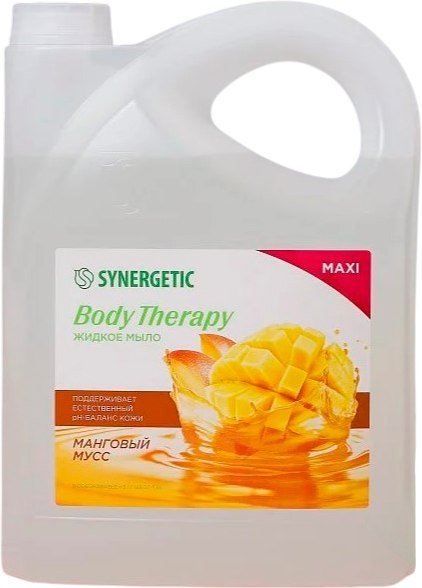 

Synergetic Жидкое мыло Body Therapy Манговый мусс 5 л