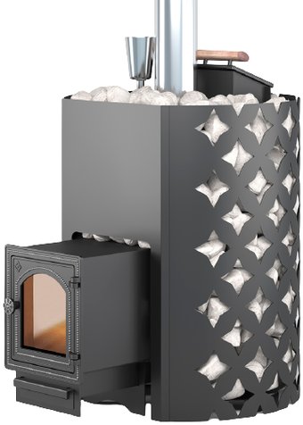 Банная печь Этна 24 (ДТ-4С) закрытая каменка