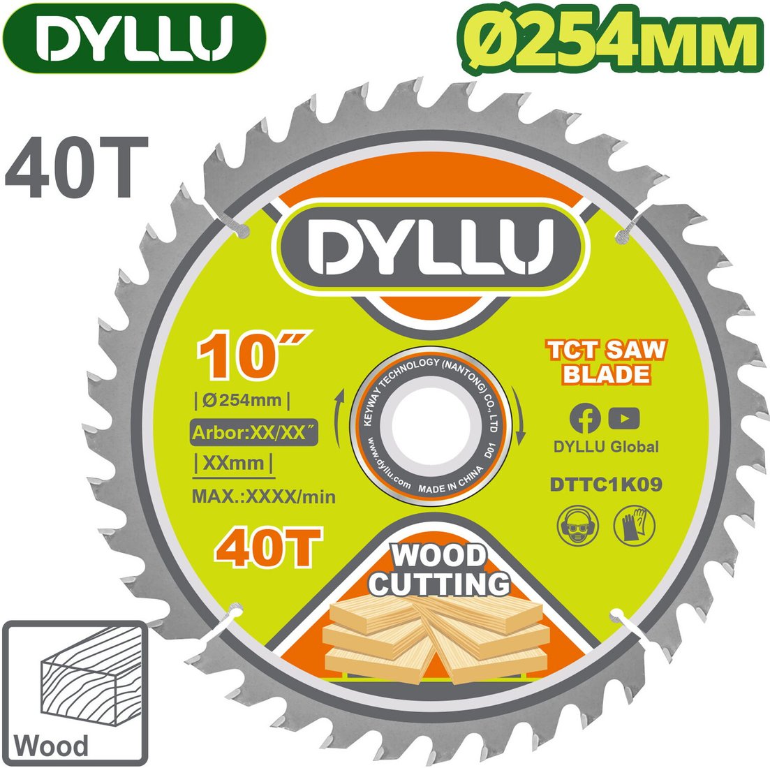 

Пильный диск Dyllu DTTC1K09