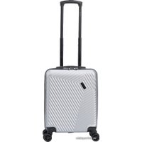 Чемодан-спиннер Torber T1919S 55 см (серебристый)