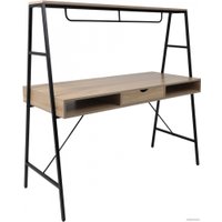 Стол AksHome Vector (светлый дуб/черный металл)