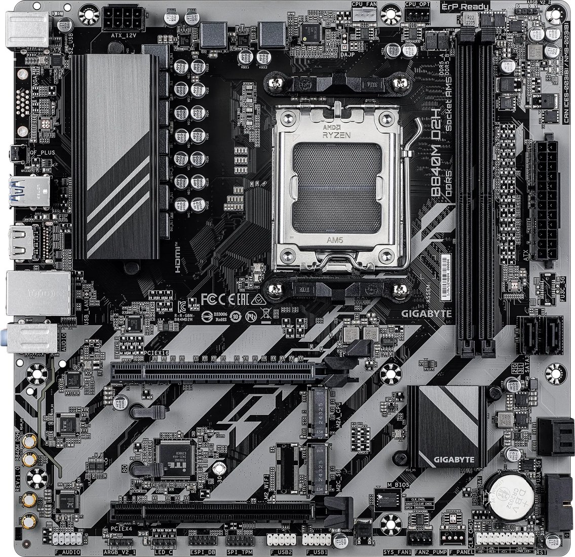 Материнская плата Gigabyte B840M D2H
