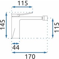 Смеситель Rea Soul REA-B9958 (золотой)