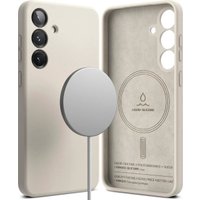 Чехол для телефона Ringke Silicone Magnetic для Galaxy S25 Stone