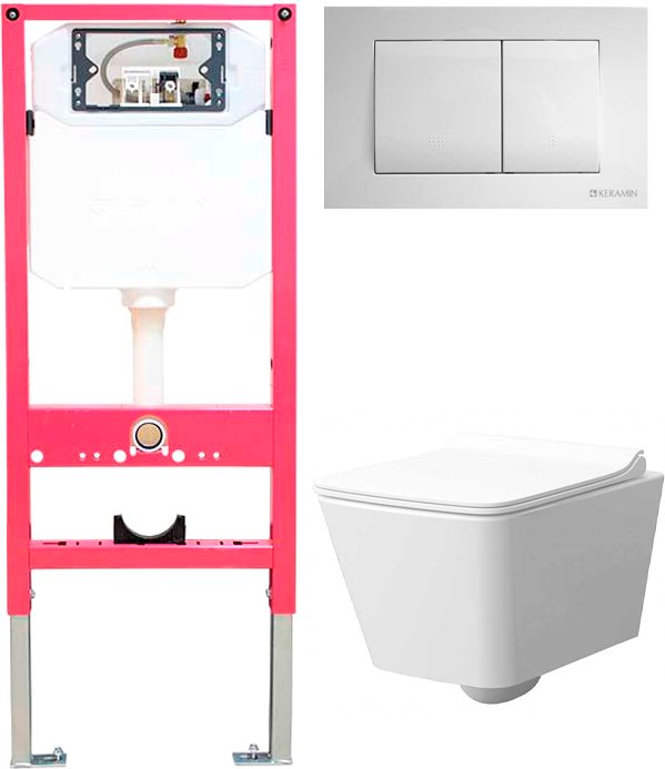 

Унитаз подвесной Керамин Тобаго R МЛ Slim Премиум c кнопкой K5236-К-EEA1