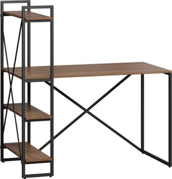 Стол LoftyHome Мальборк Практик-Л 1628015 (шимо темный)