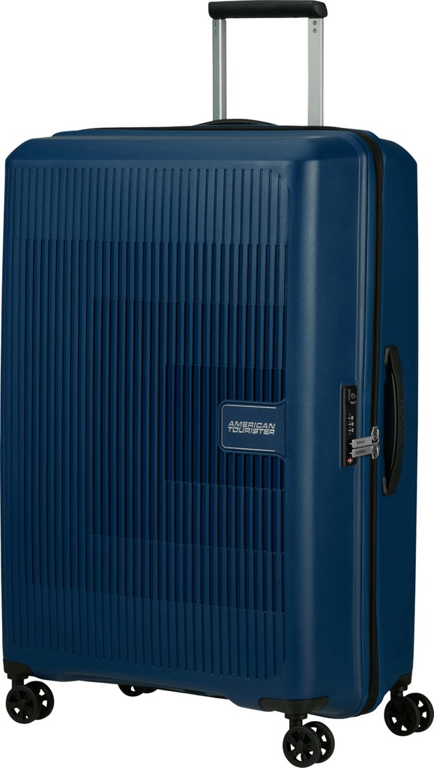 

Чемодан-спиннер American Tourister Aerostep Navy Blue 77 см