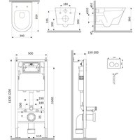 Унитаз подвесной AM.PM Prime Fit IS90151.741701 (с кнопкой смыва)