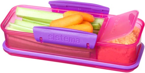 

Ланч-бокс Sistema Lunch 41479 (розовый)