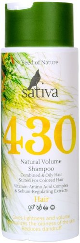Шампунь Sativa №430 Для объема натуральный 250 мл