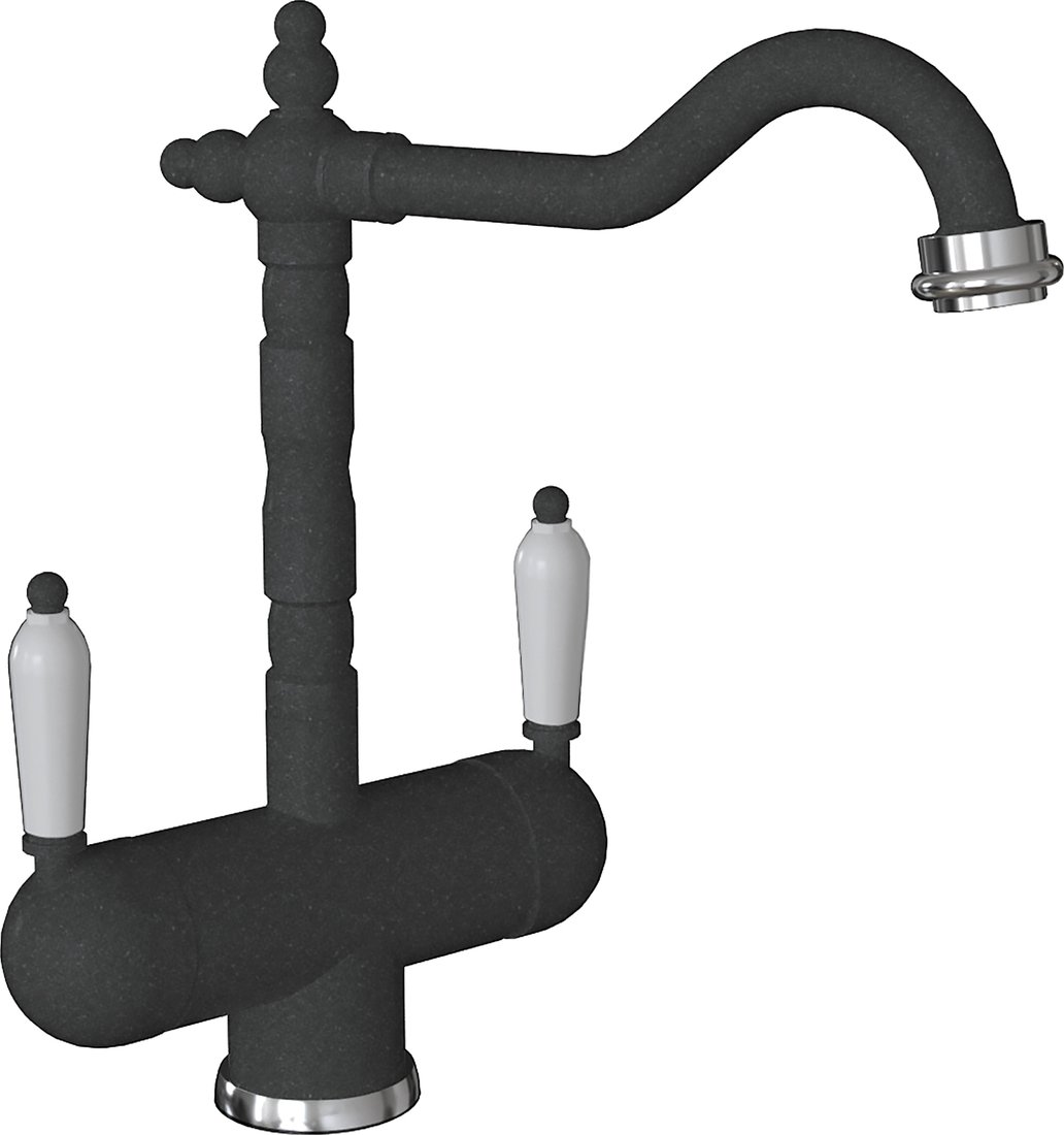 

Смеситель Florentina Ария (черный)