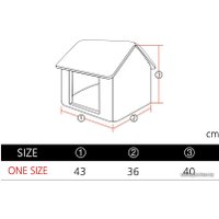 Домик Pinkaholic Zinnia House NASA-AU7406-NY-FR (голубой)