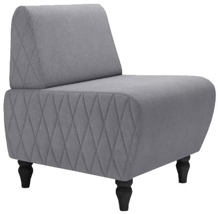 Интерьерное кресло Mio Tesoro Буно (велюр/светло-серый)