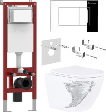 Унитаз подвесной Asten Readle Zentralmodul AR0601-205CH