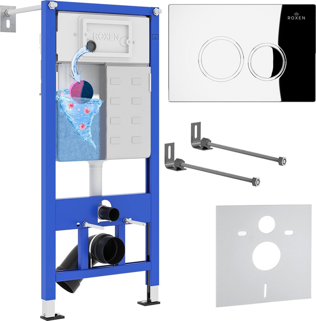 

Инсталляция для унитаза Roxen StounFix Dual Fresh 812643