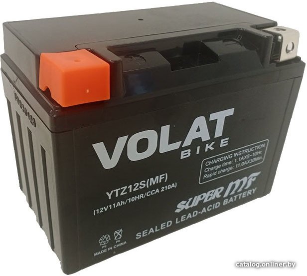 Мотоциклетный аккумулятор VOLAT YTZ12S MF (11 А·ч)