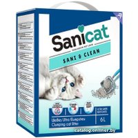 Наполнитель для туалета Sanicat Sani & Clean 6 л