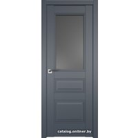 Межкомнатная дверь ProfilDoors 67U L 90x200 (антрацит/стекло графит)