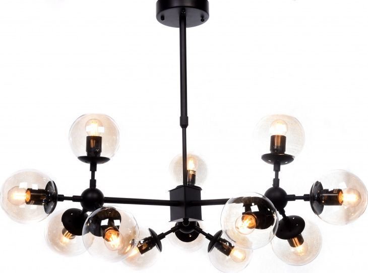 

Подвесная люстра Lumina Deco Zodiak LDP 160-12 BK