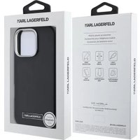 Чехол для телефона Lagerfeld PU Grained Full Wrapped & Metal Camera (MagSafe) для iPhone 16 Pro KLHMP16LPGMSRPK