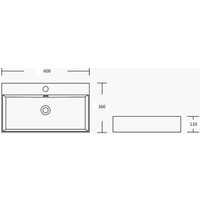 Умывальник Milleau Miel MU0094A-GW