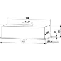 Кухонная вытяжка CENTEK CT-1850-52 (белый)