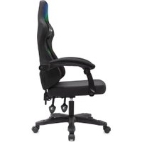 Игровое (геймерское) кресло Knight Wolf RGB (черный)