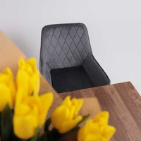 Стул AksHome Pablo (серый велюр HLR-21/черный)