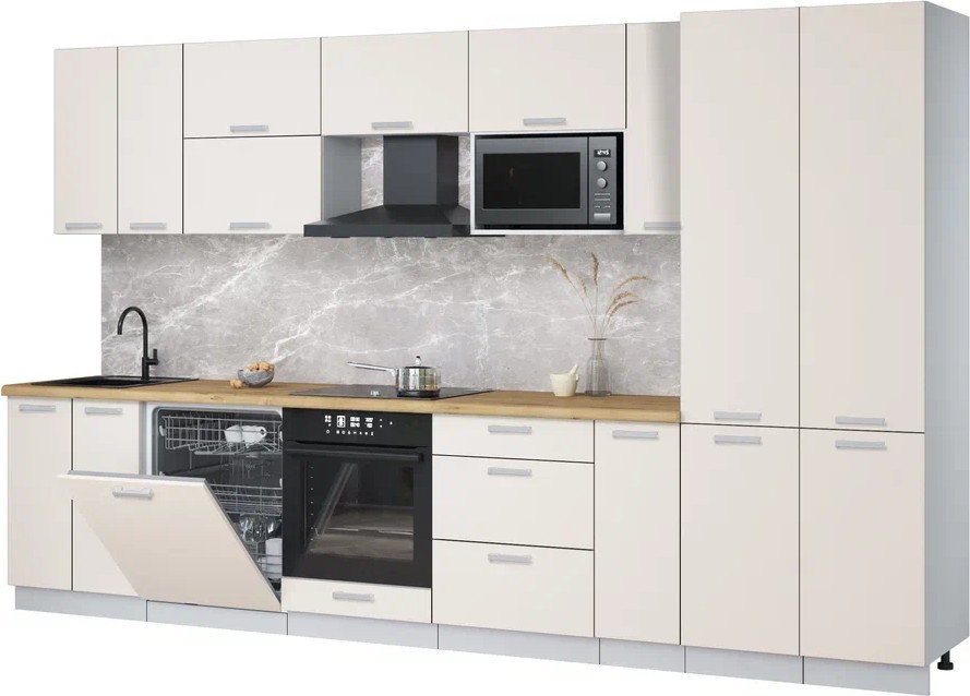 

Готовая кухня Интерлиния Мила Лайт 3.5-ПМ2 (персидский жемчуг/персидский жемчуг/дуб бунратти)